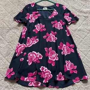 Show Me‎ Your MuMu Floral V-Neck Kylie Mini Dress Women's Size M